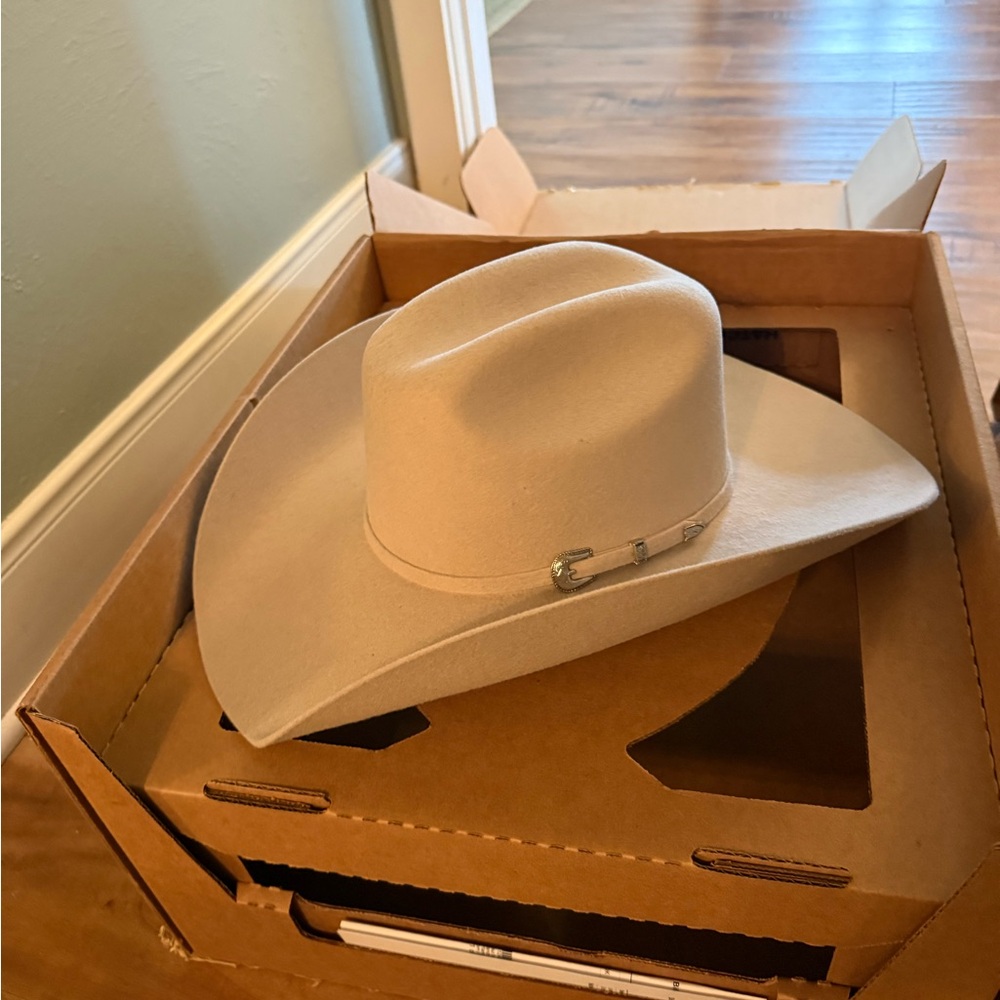 Stetson Cream Cowboy Hat - Picture 4 of 4